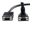 90-degree Down-Angled Coax VGA Cable - HD15 M/M 90-degree Down-Angled Coax VGA Cable - HD15 M/M