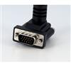 90-degree Upward-Angled Coax VGA Cable - HD15 M/M 90-degree Upward-Angled Coax VGA Cable - HD15 M/M