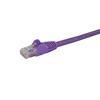 Thumbnail 2 for Cat6 Patch Cable with Snagless RJ45 Connectors - 50 ft, Purple