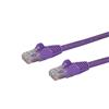 Snagless Cat6 Patch Cable (UTP) - Purple Snagless Cat6 Patch Cable (UTP) - Purple