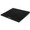 Aluminum Mesh Top USB Powered Laptop Cooler with Built in Fan – Black