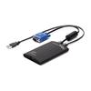 KVM Console to USB 2.0 Portable Laptop Crash Cart Adapter