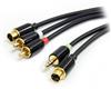 3 ft S-Video with 3.5 mm to RCA Stereo Audio Video Cable