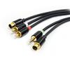 S-Video with 3.5 mm to RCA Stereo Audio/Video Cable S-Video with 3.5 mm to RCA Stereo Audio/Video Cable