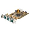 3 Port Low Profile PCI 12V PoweredUSB Adapter Card - USB PlusPower