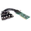 8 Port Low Profile RS232 PCI Serial Card with 16950 UART