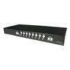 1U Rackmount Power Switch 8 Outlet 15 Amp RS232 Serial Control PDU