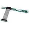 PCI Express Riser Card x1 Left Slot Adapter 1U with Flexible Cable