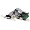 2S1P Native PCI Express Parallel Serial Combo Card with 16550 UART