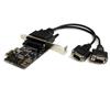 2 Port RS232 PCI Express Serial Card w/ Breakout Cable