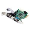 2 Port Native PCI Express RS232 Serial Adapter Card with 16950 UART