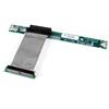 PCI Express x4 Left Slot Riser Adapter Card with 7cm Flexible Cable