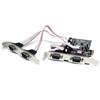 4 Port Native PCI Express RS232 Serial Adapter Card with 16550 UART