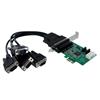 4 Port Native PCI Express RS232 Serial Adapter Card with 16950 UART