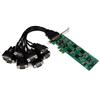 8 Port PCI Express (PCIe) RS-232/422/485 Serial Card - 4 x RS232 4 x RS422 / RS485