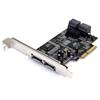 2 Port eSATA + 4 Port SATA II PCI Express x4 SATA Controller Adapter Card