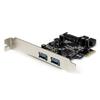 4 Port USB 3.0 PCI Express PCIe Controller Card - 2 Ext 2 Int w/ SATA Power