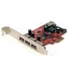 4 Port SuperSpeed USB 3.0 PCI Express Card with SATA Power
