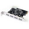 4 Independent Port PCI Express USB 2.0 Adapter Card