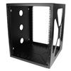 12U 19in Wall Mount Side Mount Open Frame Rack Cabinet
