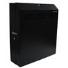 4U 19in Secure Horizontal Wall Mountable Server Rack - 2 Fans Included