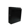 4U 19in Secure Horizontal Wall Mountable Server Rack - 2 Fans Included