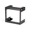 8U Open Frame Wall Mount Equipment Rack - 12in Deep