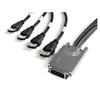 100cm Serial Attached SCSI SAS Cable - SFF-8470 to 4x eSATA
