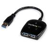 2 Port USB 3.0 Hub - SuperSpeed Compact Black