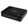 4 Port Black SuperSpeed USB 3.0 Hub