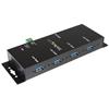 Mountable 4 Port Rugged Industrial SuperSpeed USB 3.0 Hub