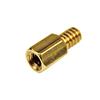6-32 Brass Motherboard Standoffs for ATX Computer Case - 15 Pack