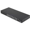 16 Port 1U Rackmount USB KVM Switch Kit with OSD and Cables