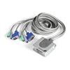 2 Port Micro PS/2 VGA Cable KVM Switch 2 Port Micro PS/2 VGA Cable KVM Switch