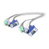 2 Port Micro PS/2 VGA Cable KVM Switch 2 Port Micro PS/2 VGA Cable KVM Switch