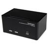 2 Port Triple Monitor DVI USB KVM Switch with Audio & USB 2.0 Hub