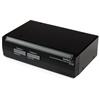 2 Port Steel USB KVM Switch with Audio and USB 2.0 Hub