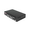 4 Port 1U Rackmount USB PS/2 KVM Switch with OSD