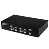 4 Port DVI USB KVM Switch with Audio and USB 2.0 Hub