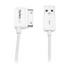 0.5m (20in) Short Right Angle Apple® 30-pin Dock Connector to USB Cable for iPhone / iPod / iPad with Stepped Connector