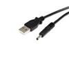 3 ft USB to Type H Barrel 5V DC Power Cable