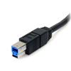 SuperSpeed USB 3.0 Cable A to B - M/M (Black) SuperSpeed USB 3.0 Cable A to B - M/M (Black)