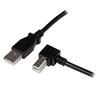 1m USB 2.0 A to Right Angle B Cable - M/M