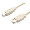 10 ft Beige A to B USB 2.0 Cable - M/M 10 ft Beige A to B USB 2.0 Cable - M/M