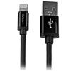 2m (6ft) Long Black Apple® 8-pin Lightning Connector to USB Cable for iPhone / iPod / iPad