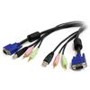 4-in-1 USB VGA KVM Cable w/ Audio and Microphone 4-in-1 USB VGA KVM Cable w/ Audio and Microphone