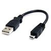 6in Micro USB Cable - A to Micro B