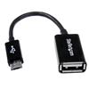 5in Micro USB to USB OTG Host Adapter M/F