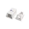 Single Cat 5e RJ45 Universal Wall Jack - White