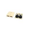 Dual Cat 5e RJ45 Wall Jack Ivory with Keystone Jacks